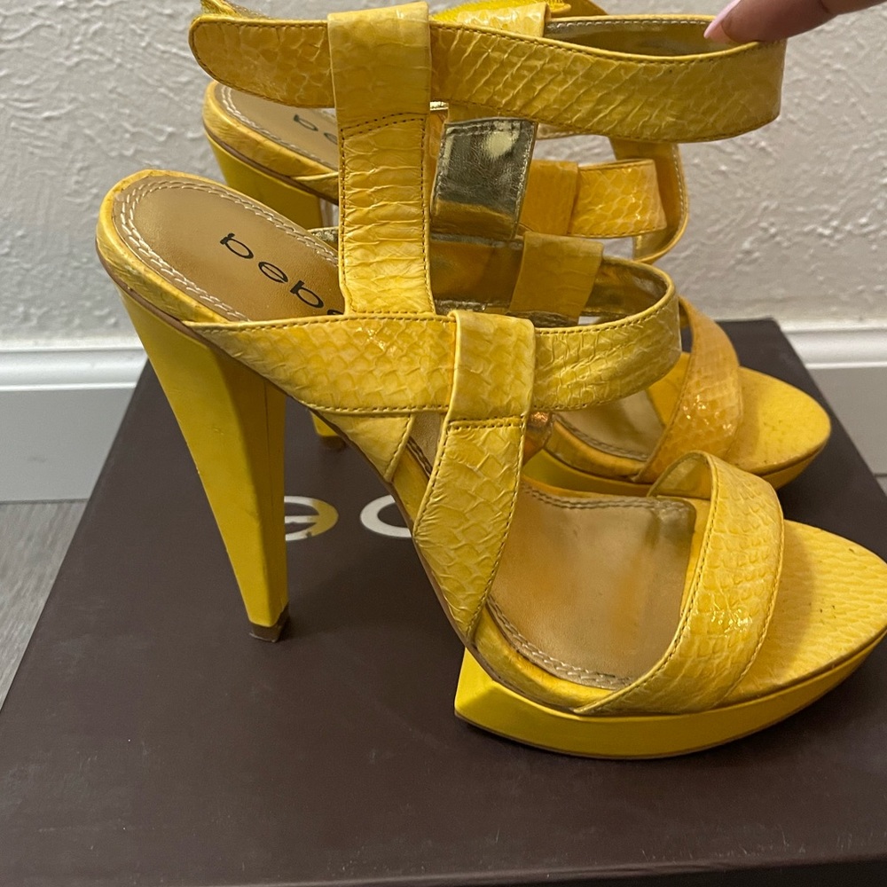 bebe heels - Velcro closure - platform heels